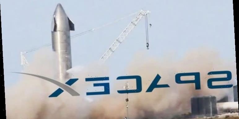 SpaceX video: Watch Starship SN9 prototype test its engines for first time