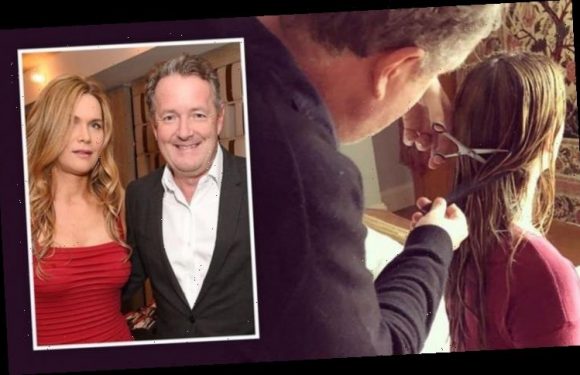 Piers Morgan’s wife calls for ‘help’ as she worries about GMB host’s DIY haircut