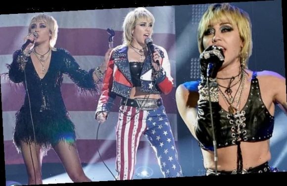 Miley Cyrus rocks three skin-baring outfits at New Year's Rockin' Eve