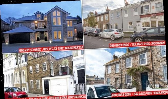 Properties across UK increased in value by more than £10,000 last year