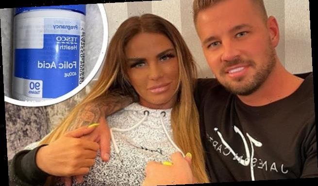 Katie Price says she is taking folic acid for 'help' getting pregnant
