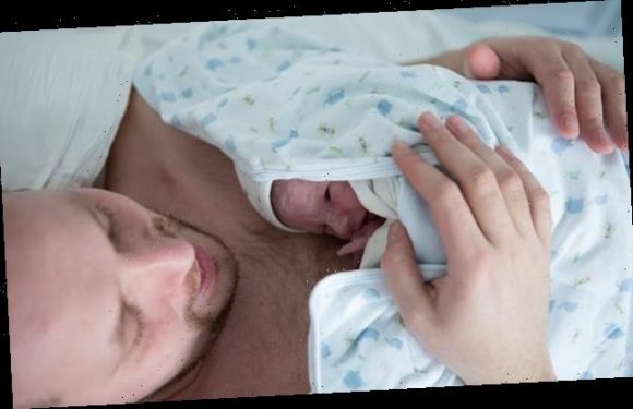 C-section babies should have skin-to-skin contact with their dads