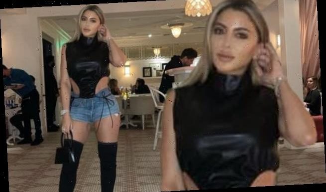 Larsa Pippen rocks Daisy Dukes as she parties with the girls in Miami