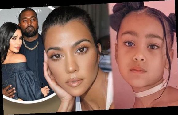 Kim Kardashian shares photo of daughter North twinning with Kourtney