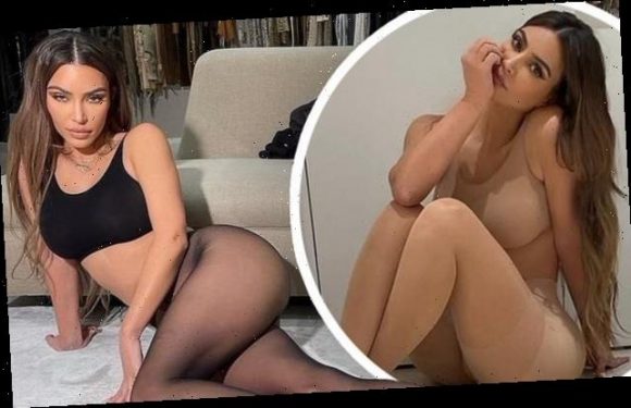 Kim Kardashian turns seductress to plug SKIMS 'gravity-defying' tights