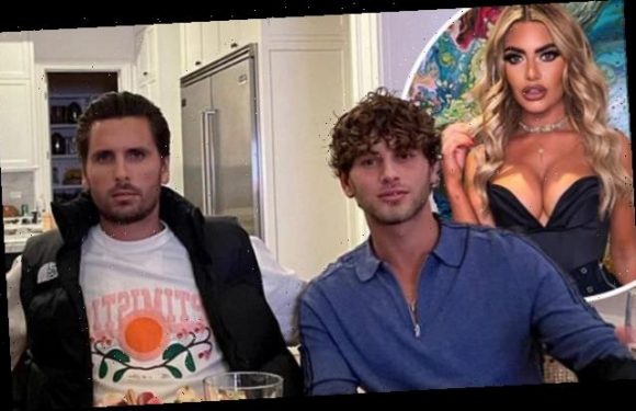 Scott Disick is joined by Eyal Booker for dinner with pals