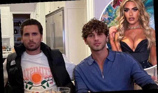 Scott Disick is joined by Eyal Booker for dinner with pals