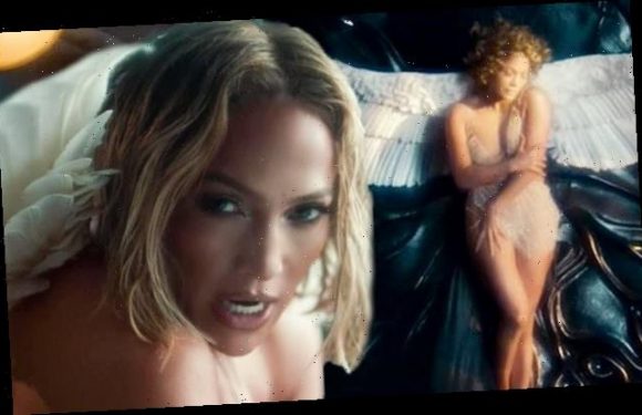 Jennifer Lopez dances NAKED in a forest with angel wings for new video