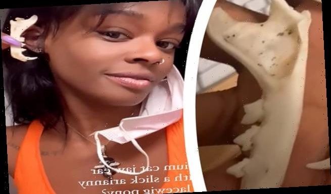 Azealia Banks turning her dead cat Lucifer's jaw bones into EARRINGS