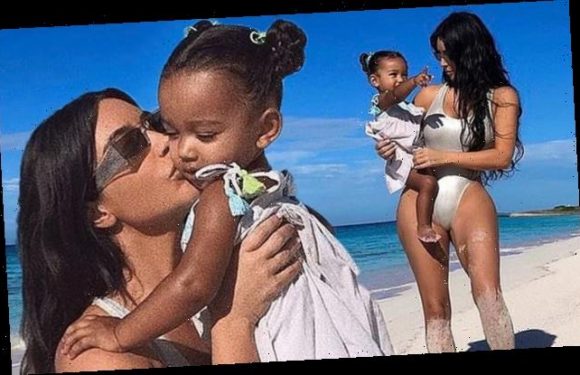 Kim Kardashian shares throwback beach snaps on Chicago's birthday