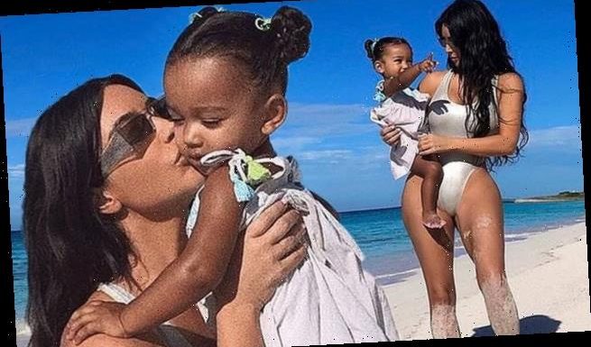 Kim Kardashian shares throwback beach snaps on Chicago's birthday