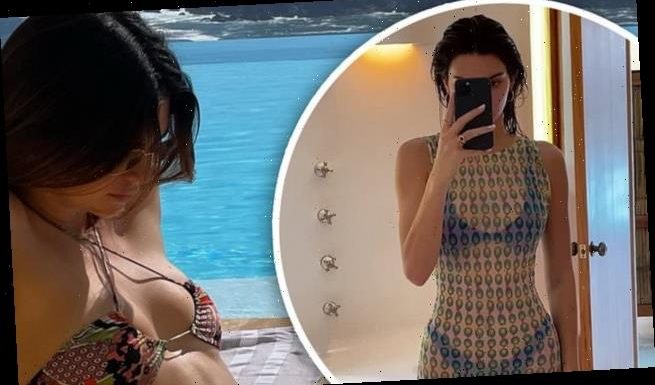 Kendall Jenner heats things up in sizzling bikini snaps in Mexico