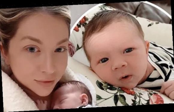 Stassi Schroeder posts heart-melting snap cradling baby girl Hartford