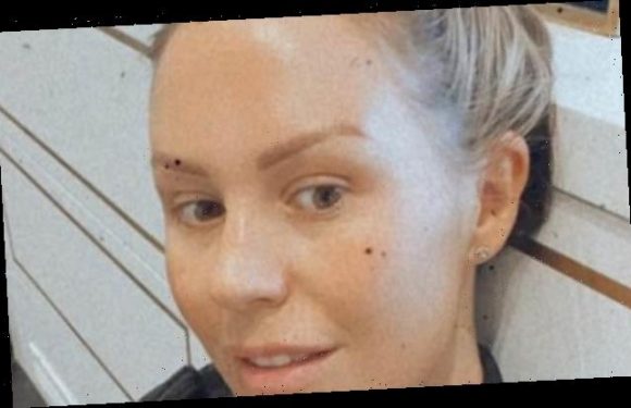 New mum Kate Ferdinand steals a moment of respite from parenting