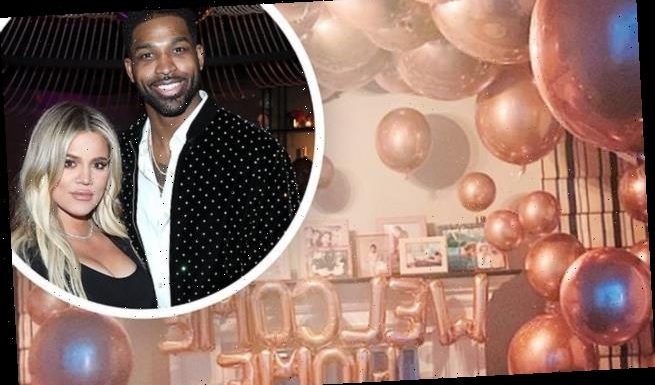 Khloe Kardashian comes home to surprise from partner Tristan Thompson