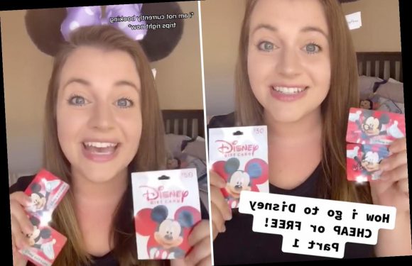 Savvy woman reveals how she goes to Disneyland for FREE using clever gift card trick