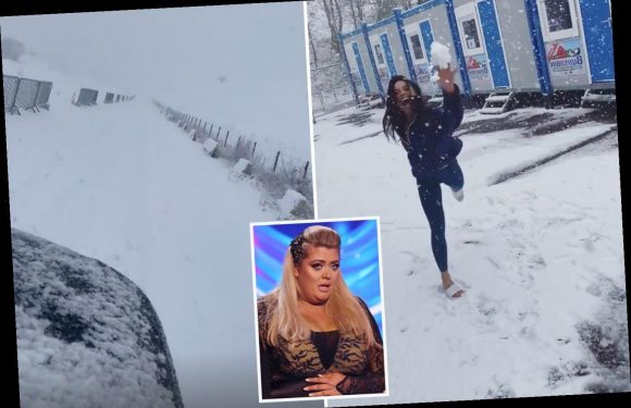 Dancing On Ice studio hit by snow blizzard amid fears Gemma Collins will be stranded