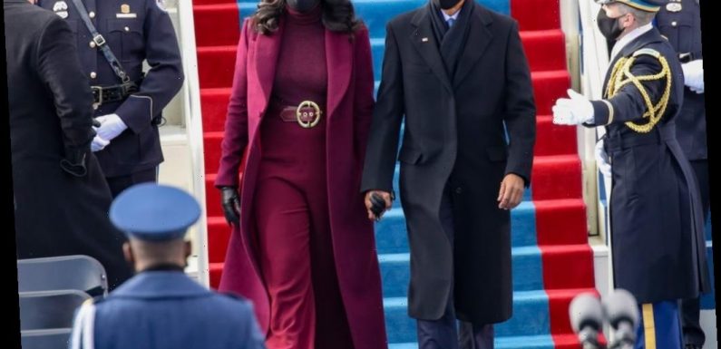 Who Designed Michelle Obama's Plum Look for Joe Biden's Inauguration?