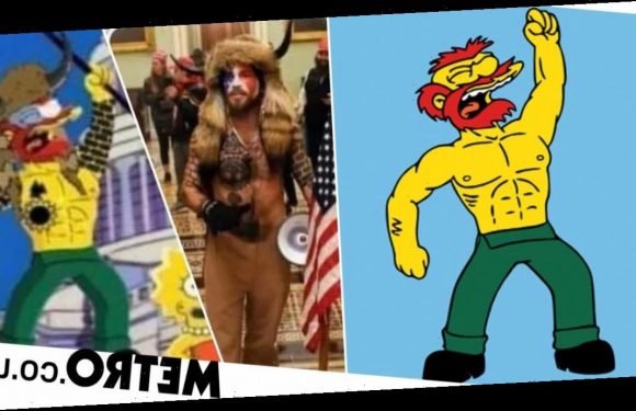 Sorry, The Simpsons didn't predict QAnon 'shaman' from Capitol riots