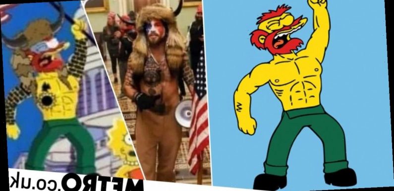Sorry, The Simpsons didn't predict QAnon 'shaman' from Capitol riots