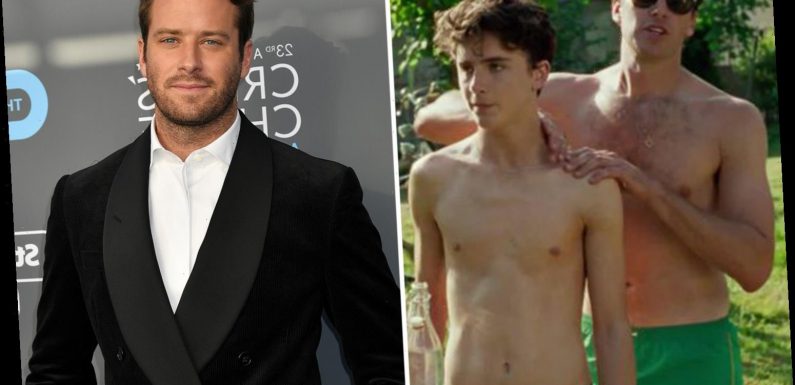 Armie Hammer's Call Me By Your Name collaborators working on a new movie about a girl with 'urge to eat people'