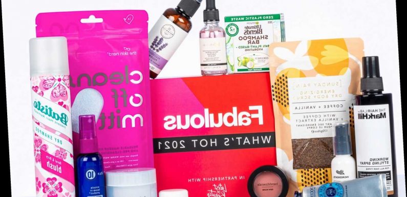 Get £128 worth of this year’s hottest beauty must-haves for just £32 in Fabulous’ What’s Hot 2021 box