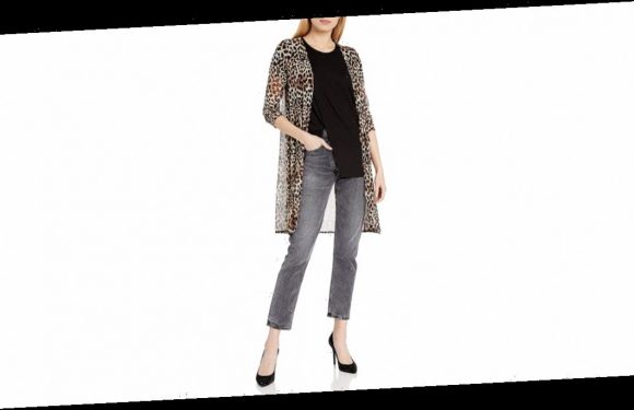 This Open Mesh Cardigan Proves How Versatile Leopard Print Can Be