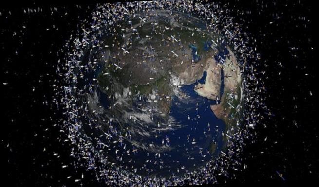 Space junk has become equivalent of a 'drifting island of plastic'