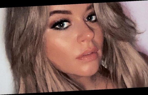 Emily Atack flashes killer legs in sheer stockings as she wows in bottomless pic