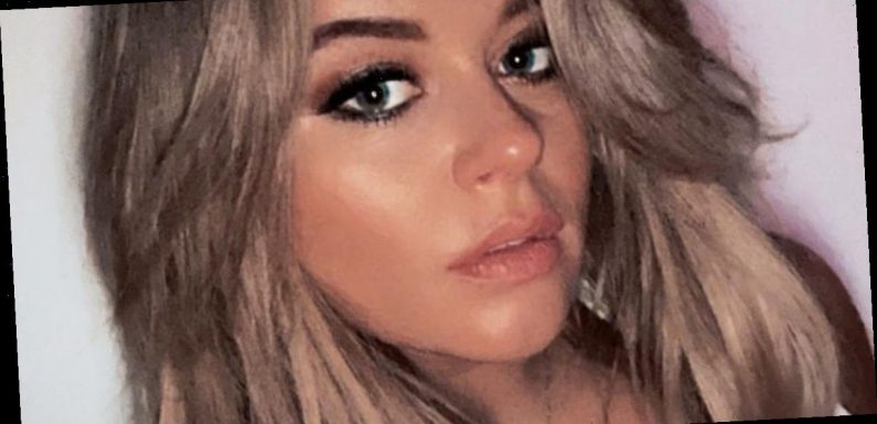 Emily Atack flashes killer legs in sheer stockings as she wows in bottomless pic