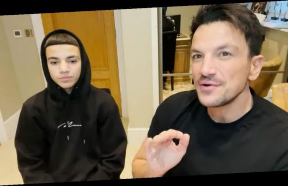 Peter Andre speaking Greek to son Junior as teen starts to learn language