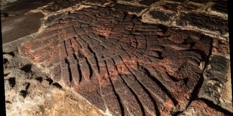 Archaeology news: Golden eagle carved into volcanic rock discovered in Aztec temple