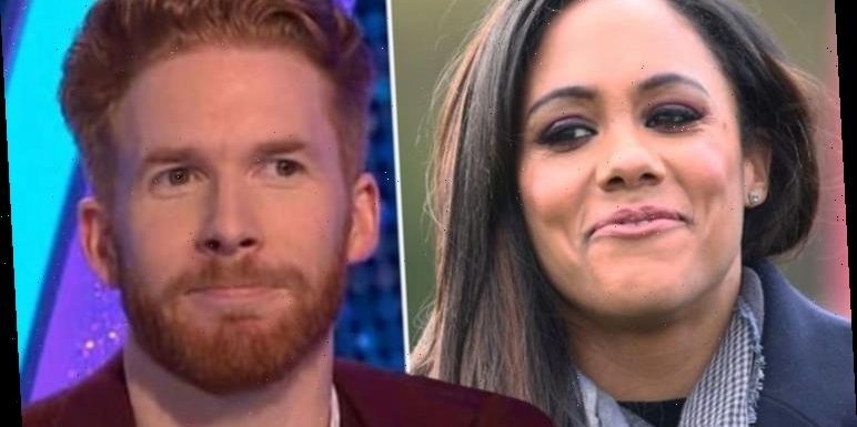 Alex Scott left blushing over Neil Jones’ ‘beautiful’ compliment: ‘Stop it you’