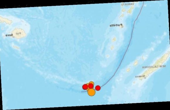 Ring of Fire MAPPED: 10 earthquakes strike Pacific Ocean – tsunami warning in place