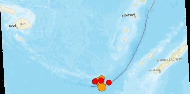 Ring of Fire MAPPED: 10 earthquakes strike Pacific Ocean – tsunami warning in place