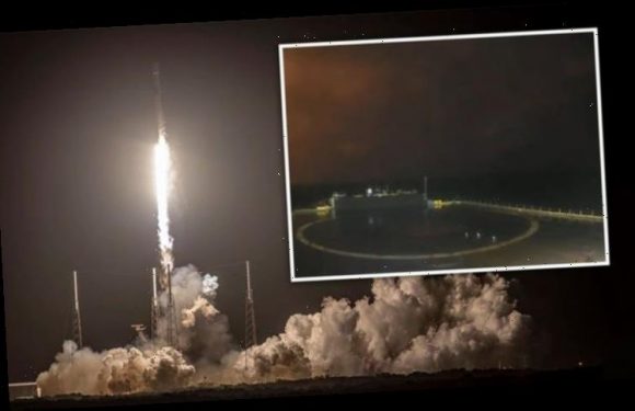 SpaceX booster crash: Watch the exact moment SpaceX loses a Falcon 9 in the Atlantic