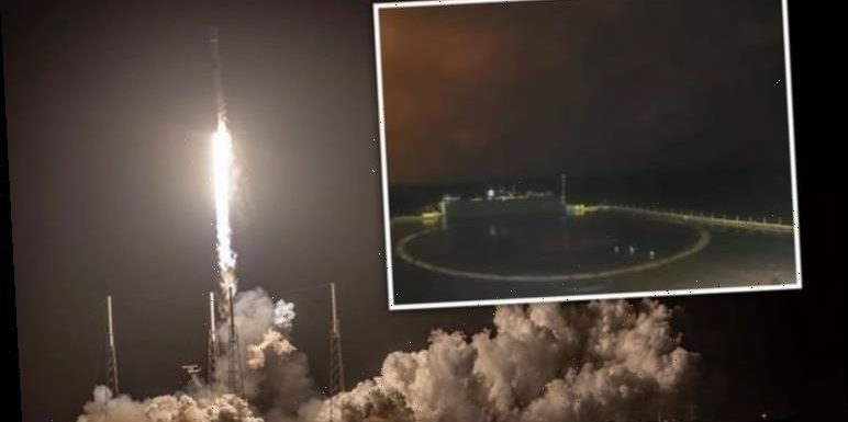 SpaceX booster crash: Watch the exact moment SpaceX loses a Falcon 9 in the Atlantic