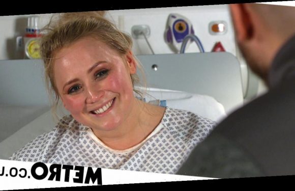 Spoilers: Tracy gives birth in Emmerdale but can Nate cope with the gore?