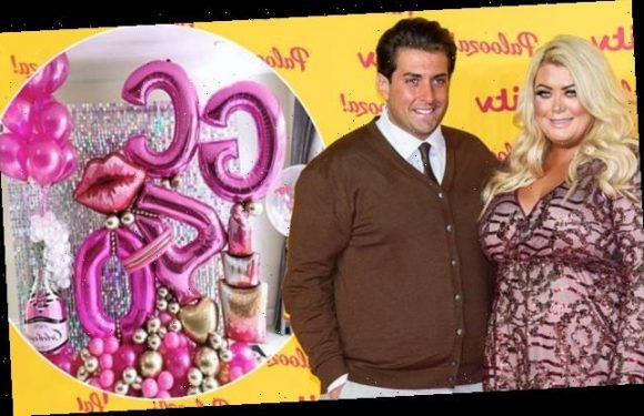 Gemma Collins gets HUGE balloon display James Argent on 40th birthday