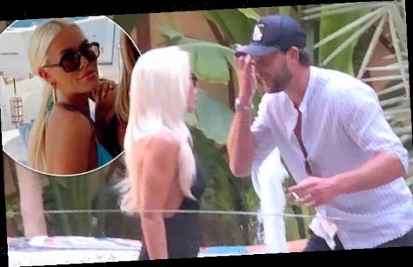 Lottie Tomlinson has a heated exchange in Dubai with Lewis Burton