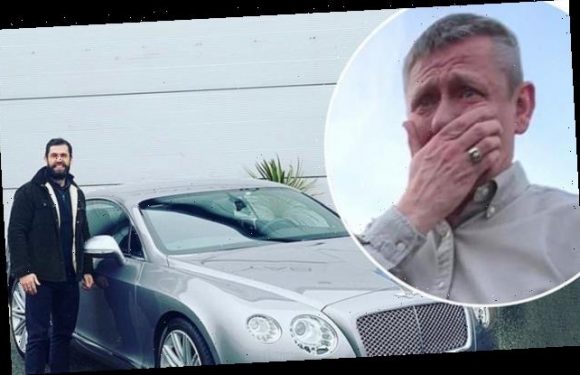 Kelvin Fletcher gifts tearful dad £160k Bentley for his 60th birthday