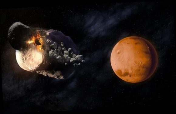 Phobos and Deimos are the remnants of a much larger Martian moon