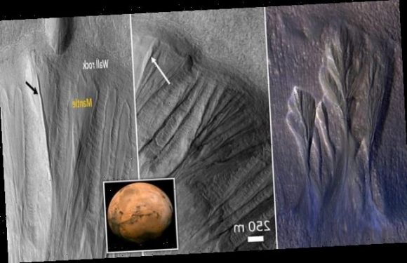 Scientists spot evidence of melting snow on Mars flowing into gullies