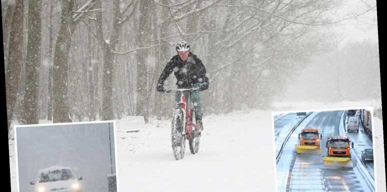 Snow warnings until Sunday after -20C coldest February night in 74 YEARS tonight with power cuts and travel chaos