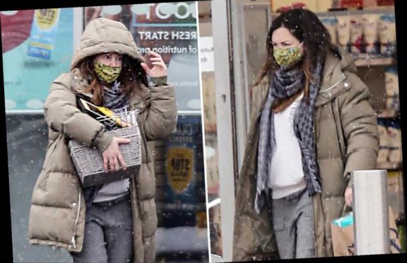 EastEnders' Lacey Turner spotted for the first time since giving birth to her second baby as she shops in London