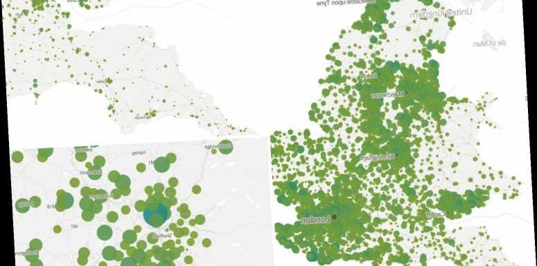 Interactive map reveals how many people have died of Covid in your town