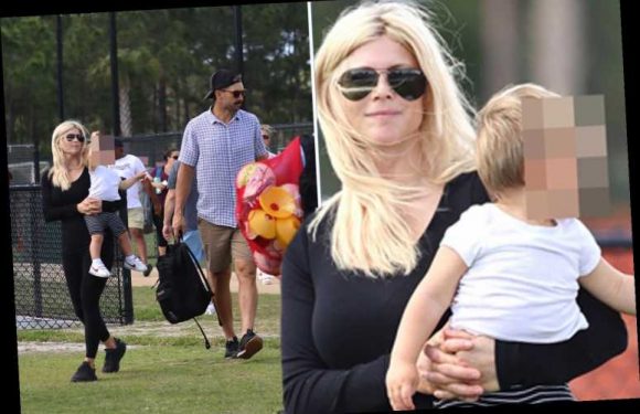 Tiger Woods' ex-wife Elin Nordegren seen for first time with his two kids after golfer is injured in horrific car crash