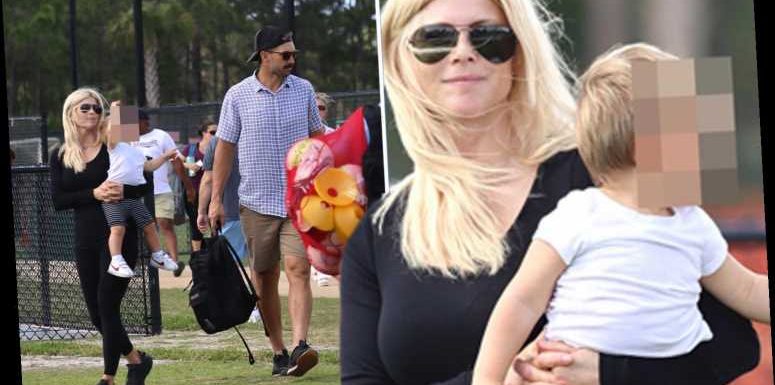 Tiger Woods' ex-wife Elin Nordegren seen for first time with his two kids after golfer is injured in horrific car crash
