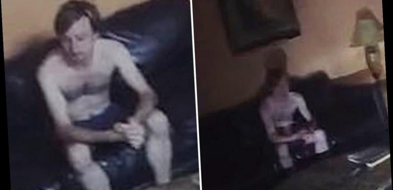 Moment Florida cops bust topless 'pedo', 22, and rescue girl, 13, in dark motel room after she went missing from school