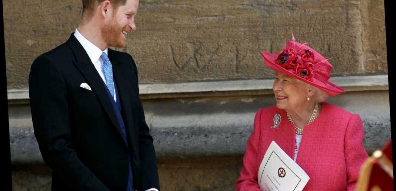 The Queen 'told Prince Harry she was delighted he and Meghan had "found happiness"'